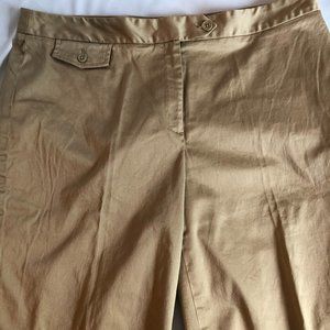 EUC sz14 Jones of NY Stretch Bermuda walking shorts tan